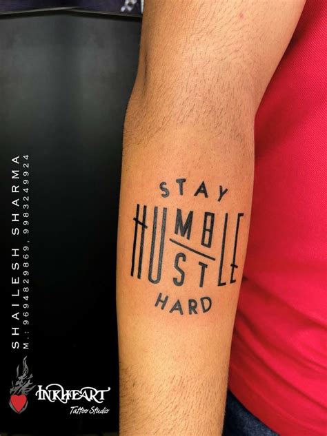 Advertisement Coins. . Stay humble tattoo
